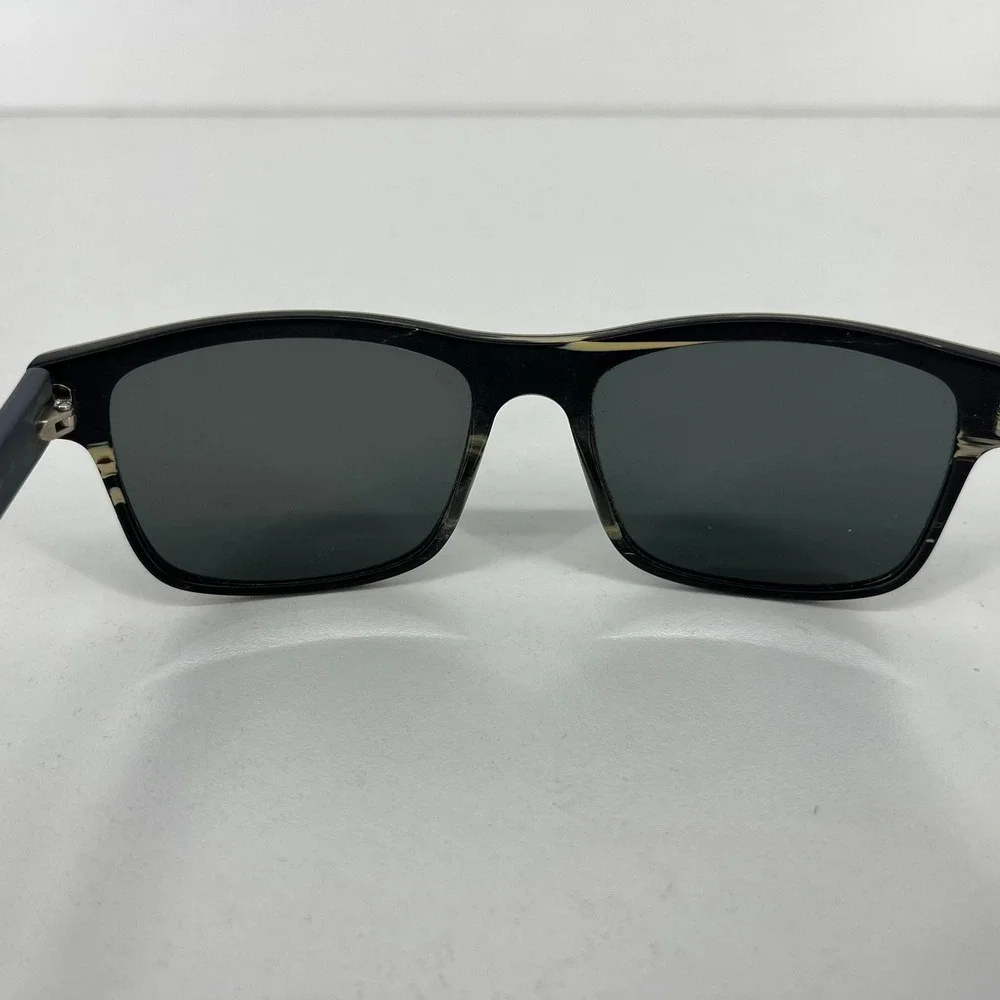 Prodesign Denmark 8618 Mens Sunglasses Matte Black Grey Rectangular 57-18-145